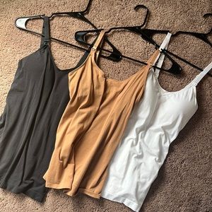 Maternity nursing clip down camis